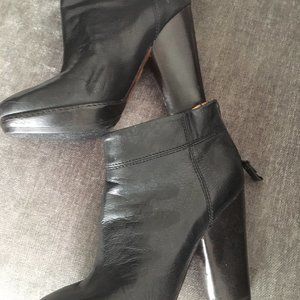 Almost New Black Booties
